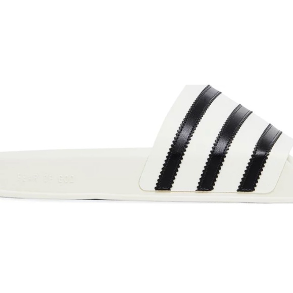Adidas x Fear of God Athletics Adilette Cream White Slides IH2272 Size 6 (W) - Picture 9 of 9